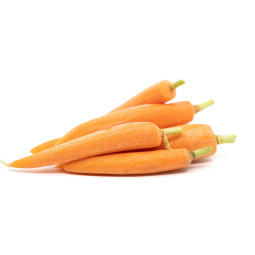 Peeled Large Carrot Bunch With Tops 2cm